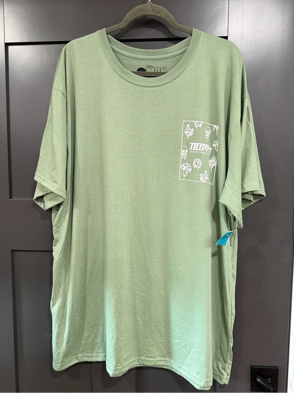 Tripp nyc Olive Green Short-Sleeve Graphic Crewneck Tee